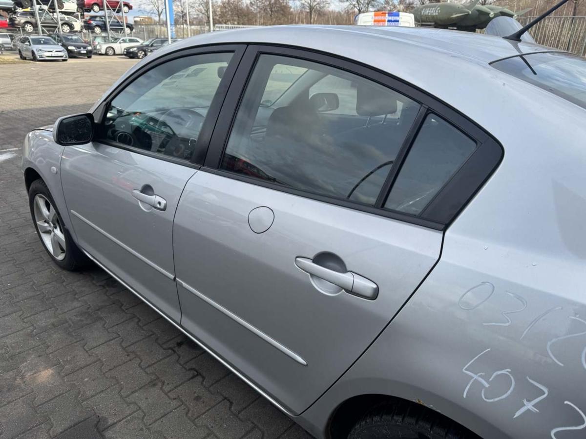 Mazda 3 BK original T&uuml;r hinten links Silber 4-T&uuml;rer Limousine Rohbau Bj.2004